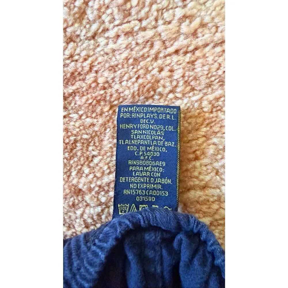 Polo Ralph Lauren Pajama Pants Navy Pony Print Size S